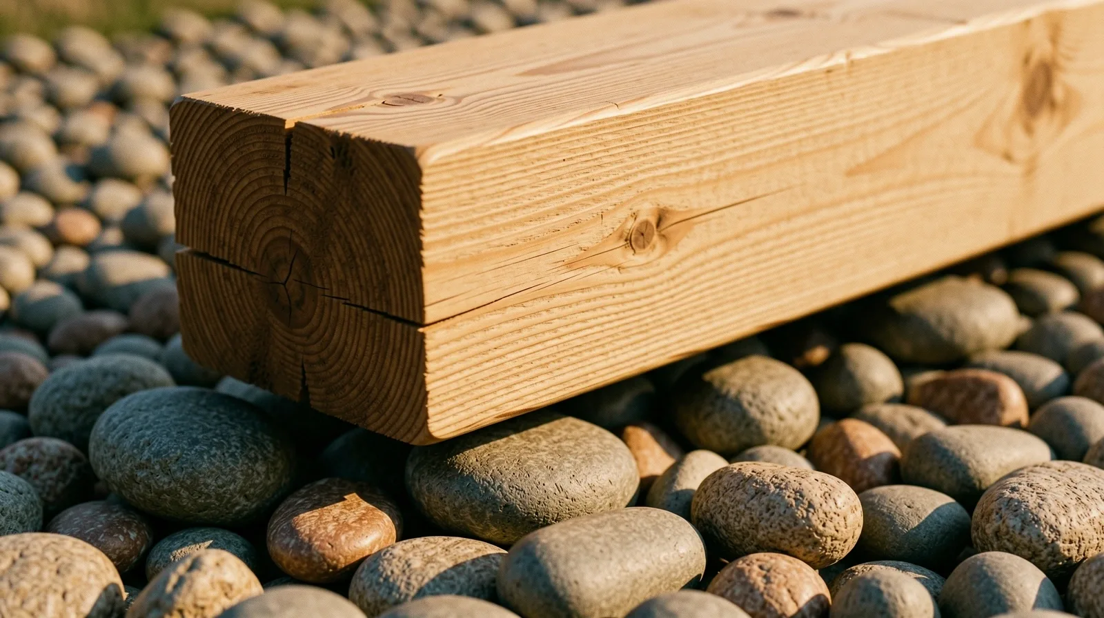 Solid cedar foundation